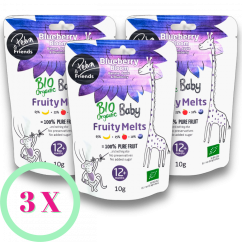 BIO FRUITY MELTS blueberry bloom 3ks