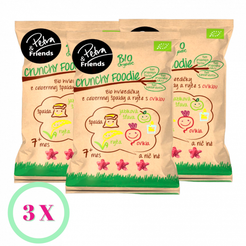 BIO CRUNCHY FOODIE cvikla 3ks