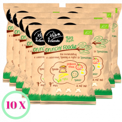 BIO CRUNCHY FOODIE špenát 10ks