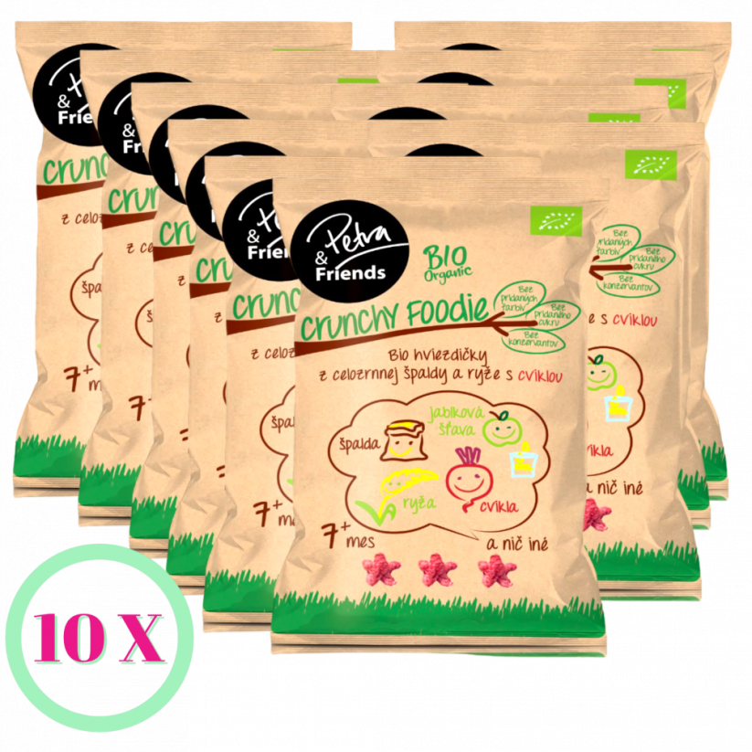 BIO CRUNCHY FOODIE cvikla 10ks
