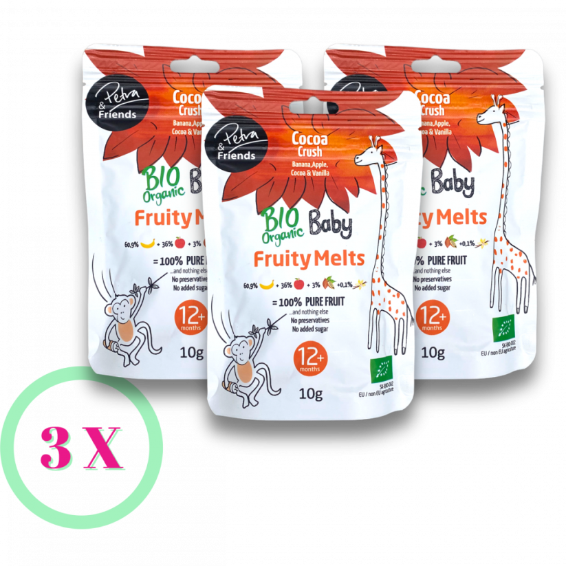 BIO FRUITY MELTS cocoa crush 3ks