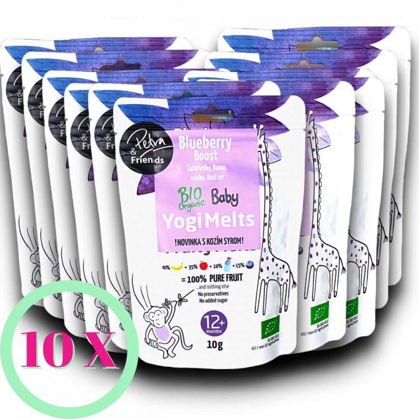 BIO YOGI MELTS  blueberry boost 10ks